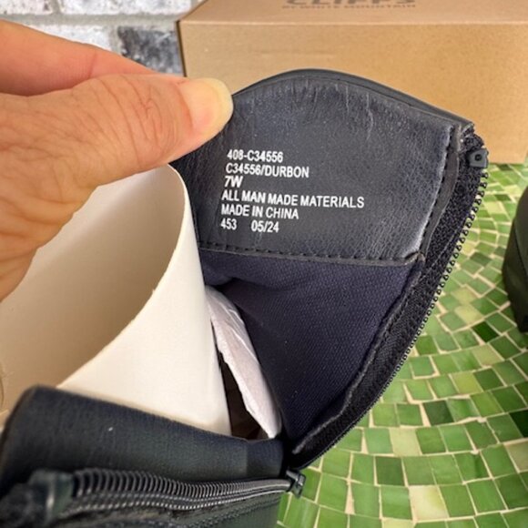 Cliffs by White Mountain Booties - Durbon Navy/SMOOTH 7 Wide - Picture 5 of 10